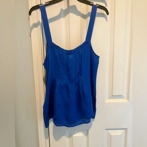 J. Crew Royal Blue Silk Camisole